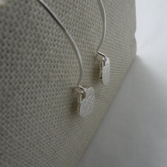 NEW Mini Heart Hook Earrings Return to Tiffany & Co Solid 925 Sterling Silver - Picture 11 of 15